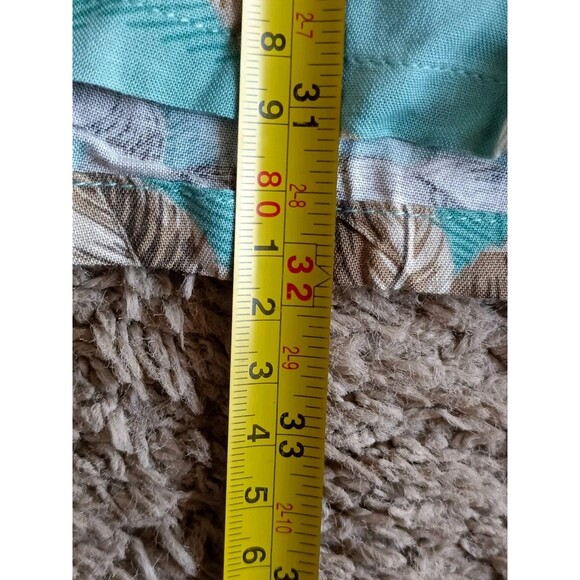 Campia Hawaiian Shirt Men's XXL Floral Print Front Pocket Blue Short Sleeve - Picture 8 of 8